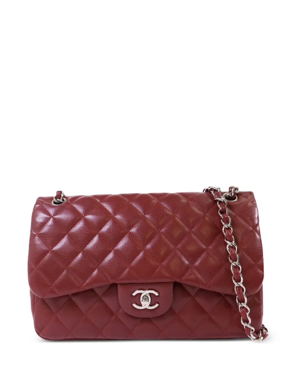 CHANEL Pre-Owned quilted CC turn-lock shoulder bag - Rosso