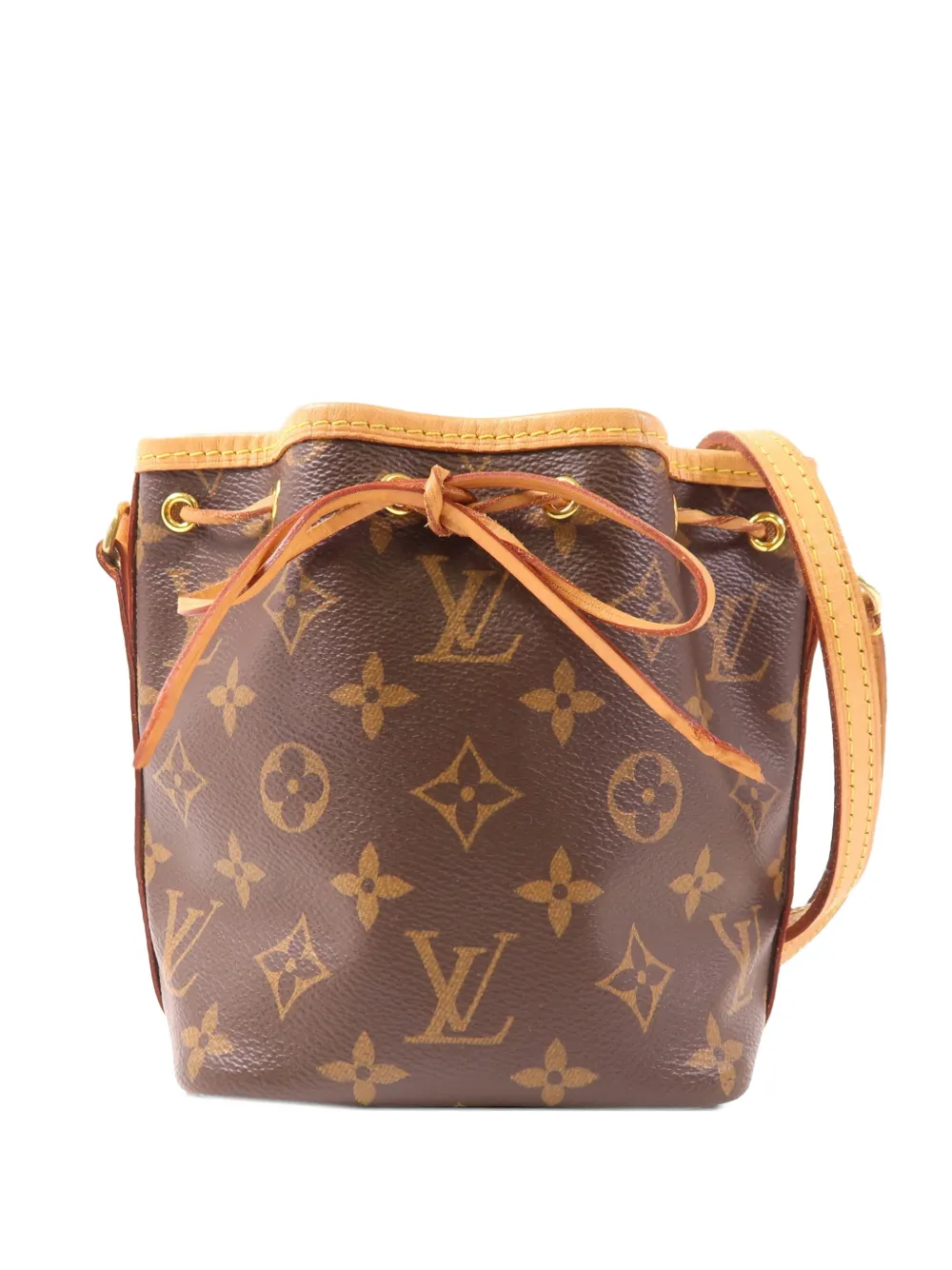 Louis Vuitton Pre-Owned Nano Noe monogram-pattern mini bag - Marrone