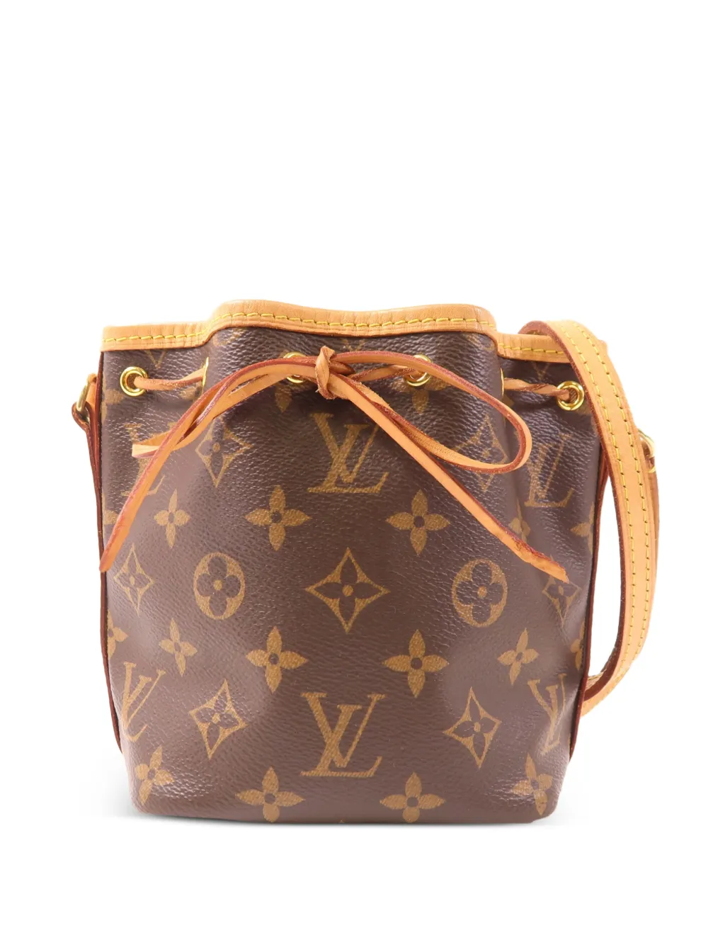 Louis Vuitton Pre-Owned Nano Noe monogram-pattern mini bag - Brown