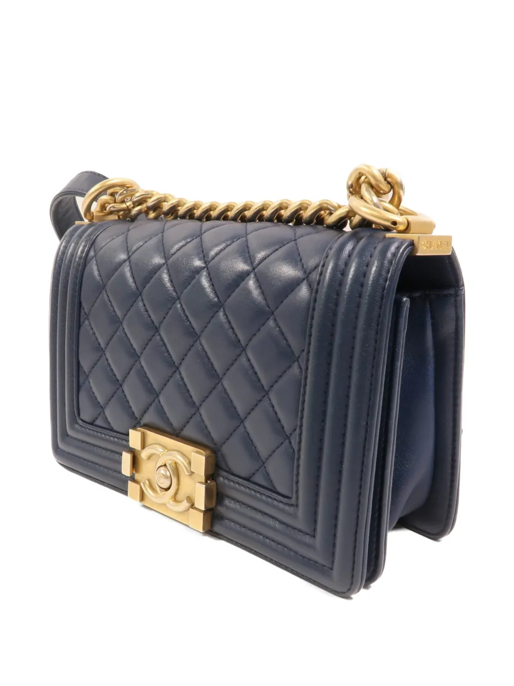  Chanel Pre-owned Sac Porté épaule à Bride En Chaîne Boy - Bleu 