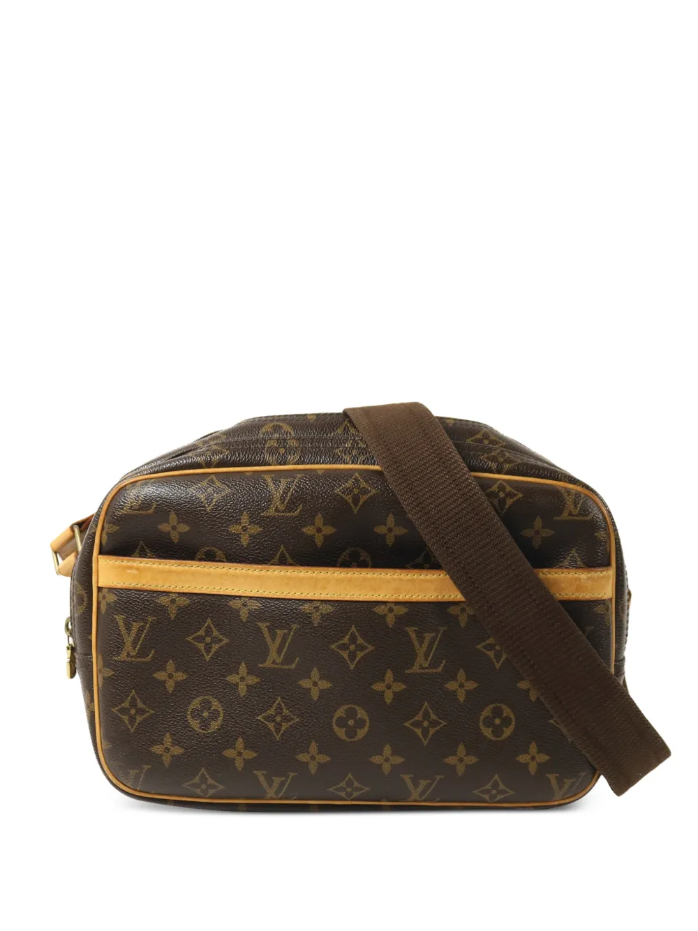 Louis Vuitton Pre-Owned Reporter PM Monogram canvas camera bag - Marrone