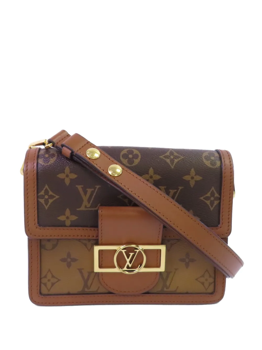Louis Vuitton Pre-Owned mini Dauphine monogram-pattern shoulder bag - Marrone