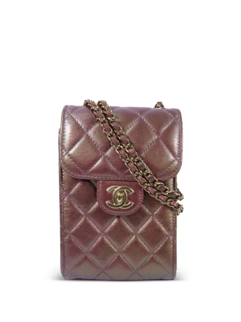 CHANEL Pre-Owned tote con cierre giratorio y logo CC