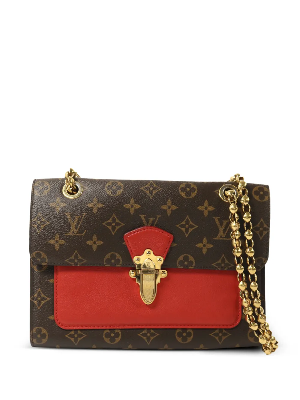 Louis Vuitton Pre-Owned Monogram Victoire chain shoulder bag - Marrone