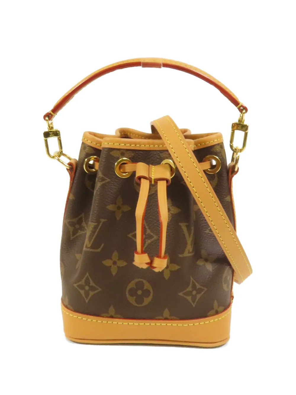 Louis Vuitton Pre-Owned Nano Noe Monogram shoulder bag - Marrone