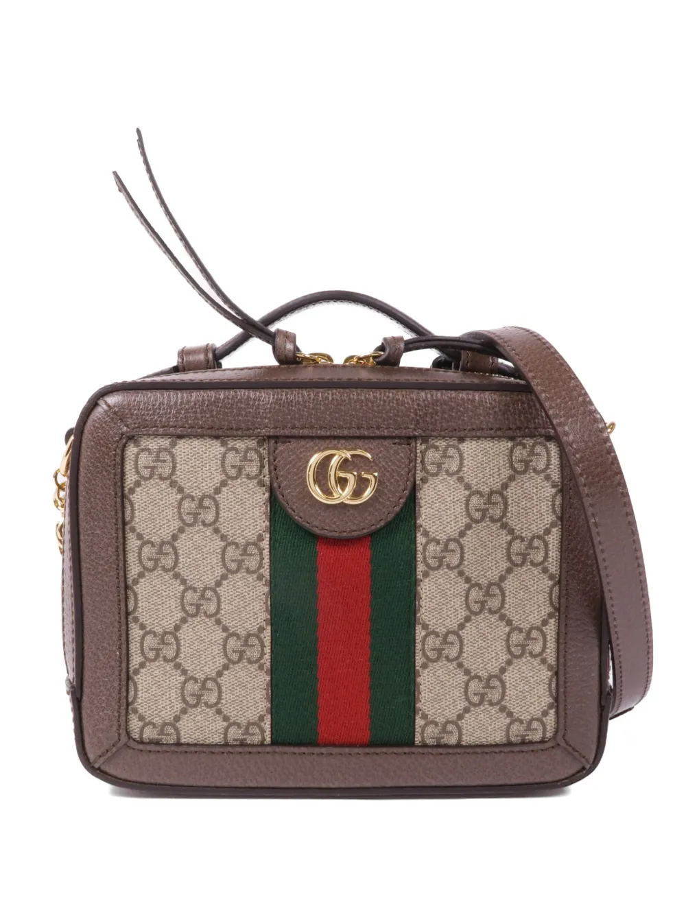 Gucci Pre-Owned Ophidia GG shoulder bag - Marrone