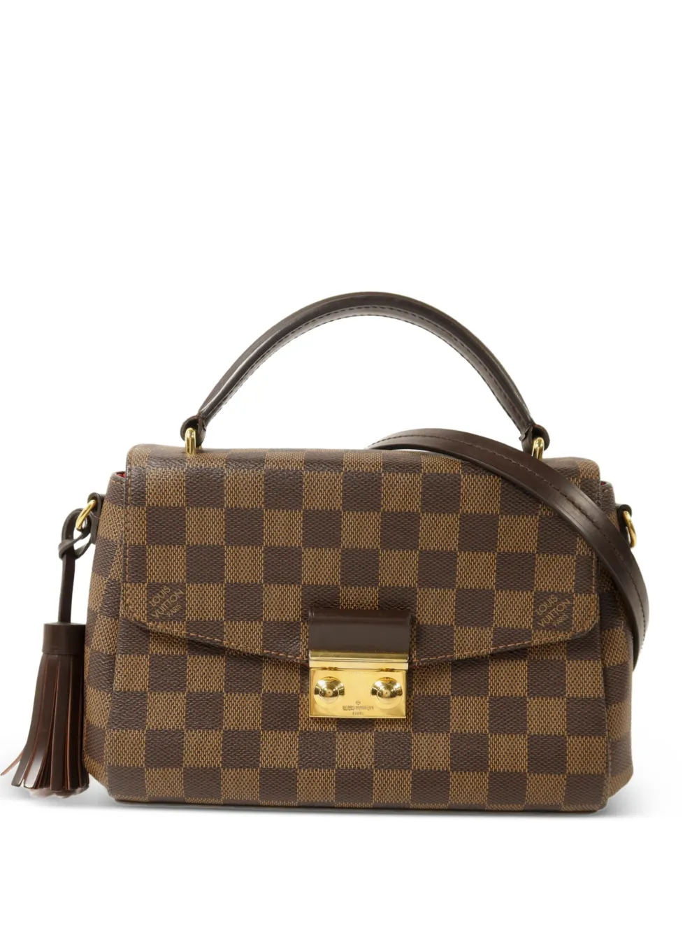 Louis Vuitton Pre-Owned Croisette Damier Ebene canvas crossbody bag - Marrone
