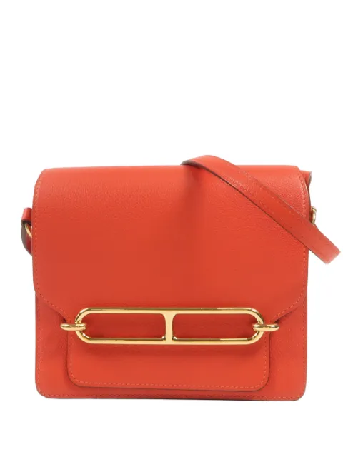 Hermès Pre-Owned mini Roulis Evercolor-leather crossbody bag