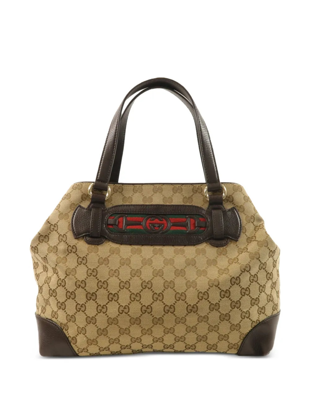 Gucci Pre-Owned GG Horsebit handbag - Toni neutri