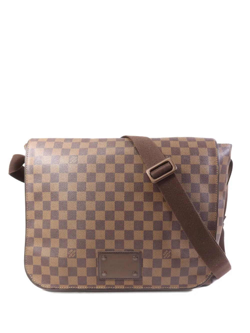 Louis Vuitton Pre-Owned GM Brooklyn Damier Ebene shoulder bag - Brown