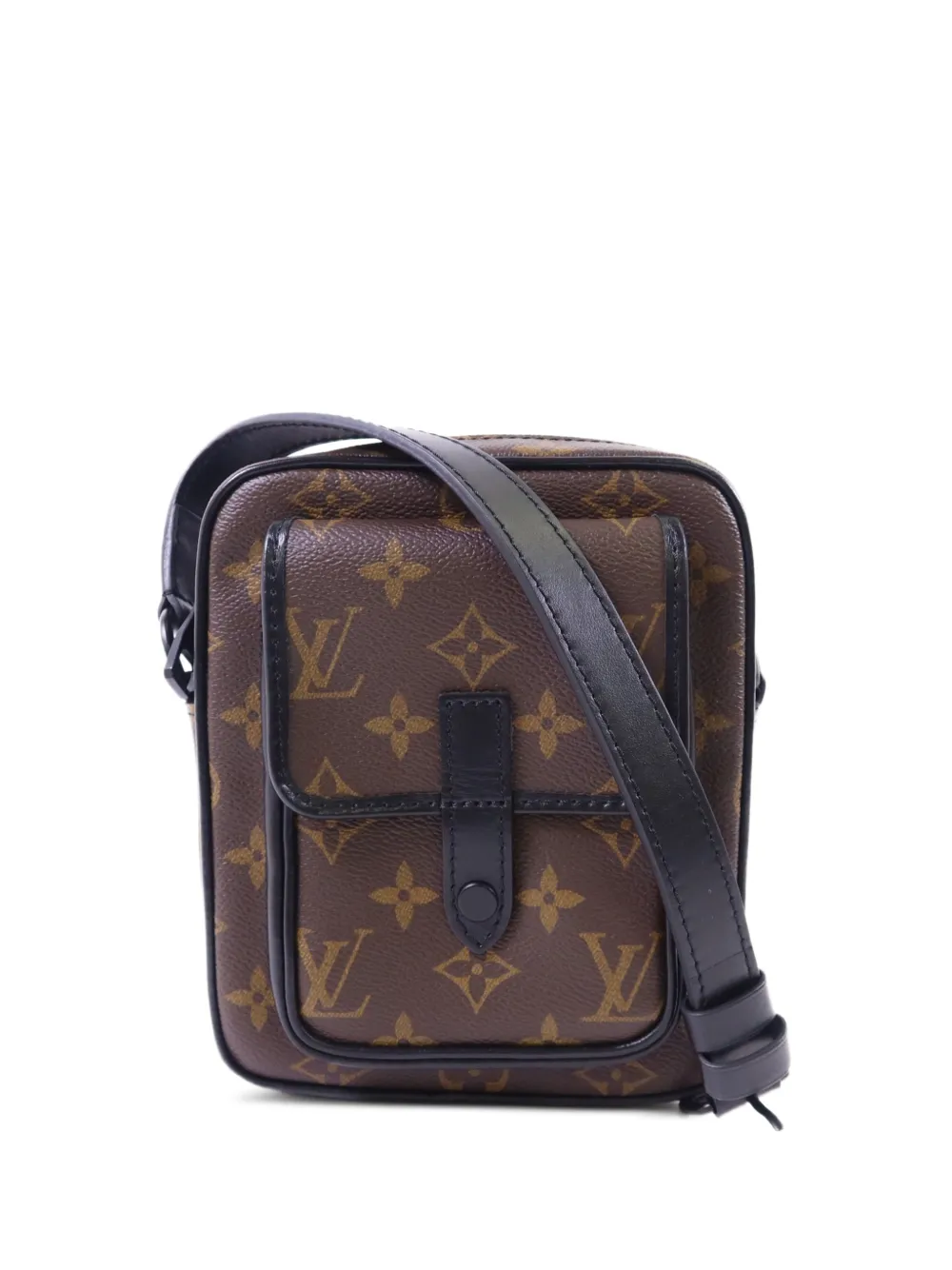Louis Vuitton Pre-Owned Monogram Macassar Christopher crossbody bag - Marrone
