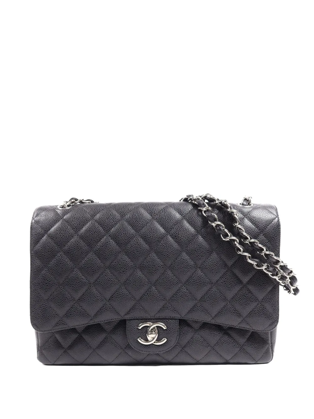 CHANEL Pre-Owned maxi Classic CC shoulder bag - Nero