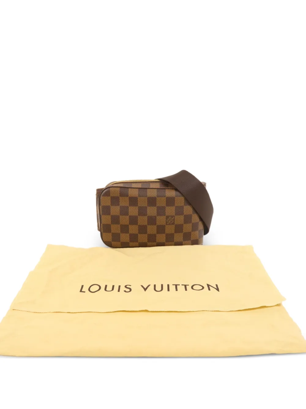 Louis Vuitton Pre-Owned Geronimos Damier belt bag - Marrone