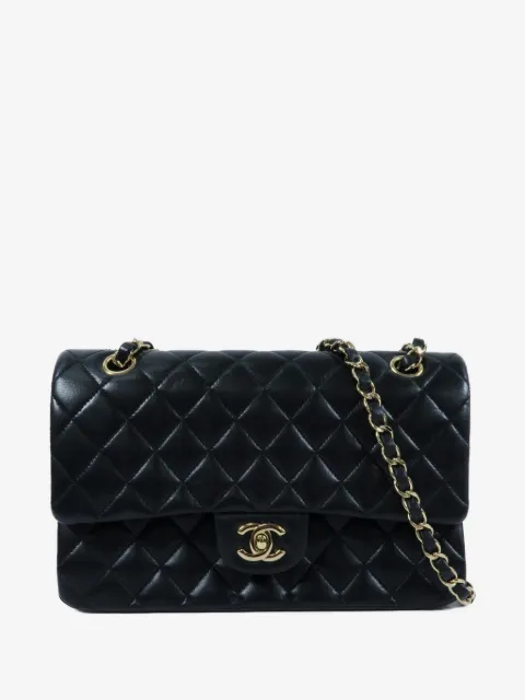 CHANEL Pre-Owned tote con cierre giratorio y logo CC
