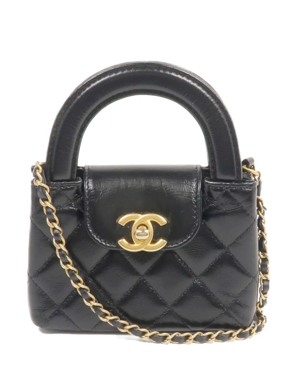 CHANEL Pre-Owned Kelly Nano cross body bag - Nero