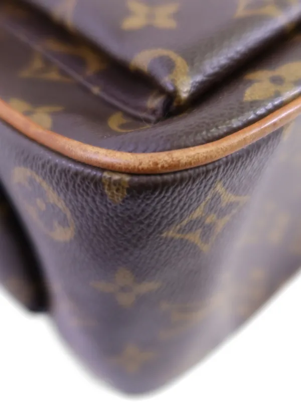 Multipli cité leather handbag Louis Vuitton Brown in Leather  Louis Vuitton Monogram Multiple Cite Tote Bag Brown display picture 1