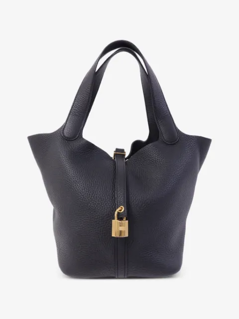 Hermès Pre-Owned tote MM Picotin Clemence de piel