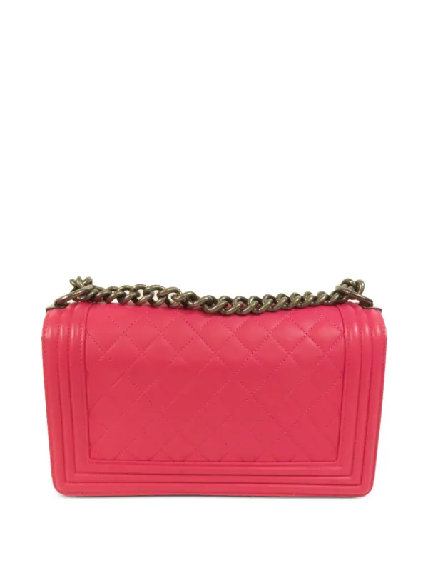 CHANEL Pre-Owned ボーイ ココマーク ショルダーバッグ | ピンク