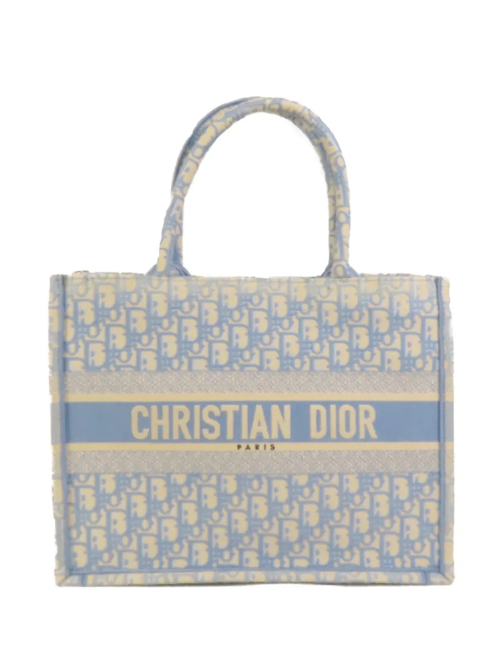 Christian Dior Pre-Owned Book Tote oblique tote bag - Blu