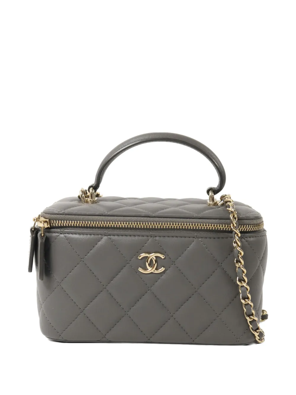 CHANEL Pre-Owned Vanity Case shoulder bag - Grigio