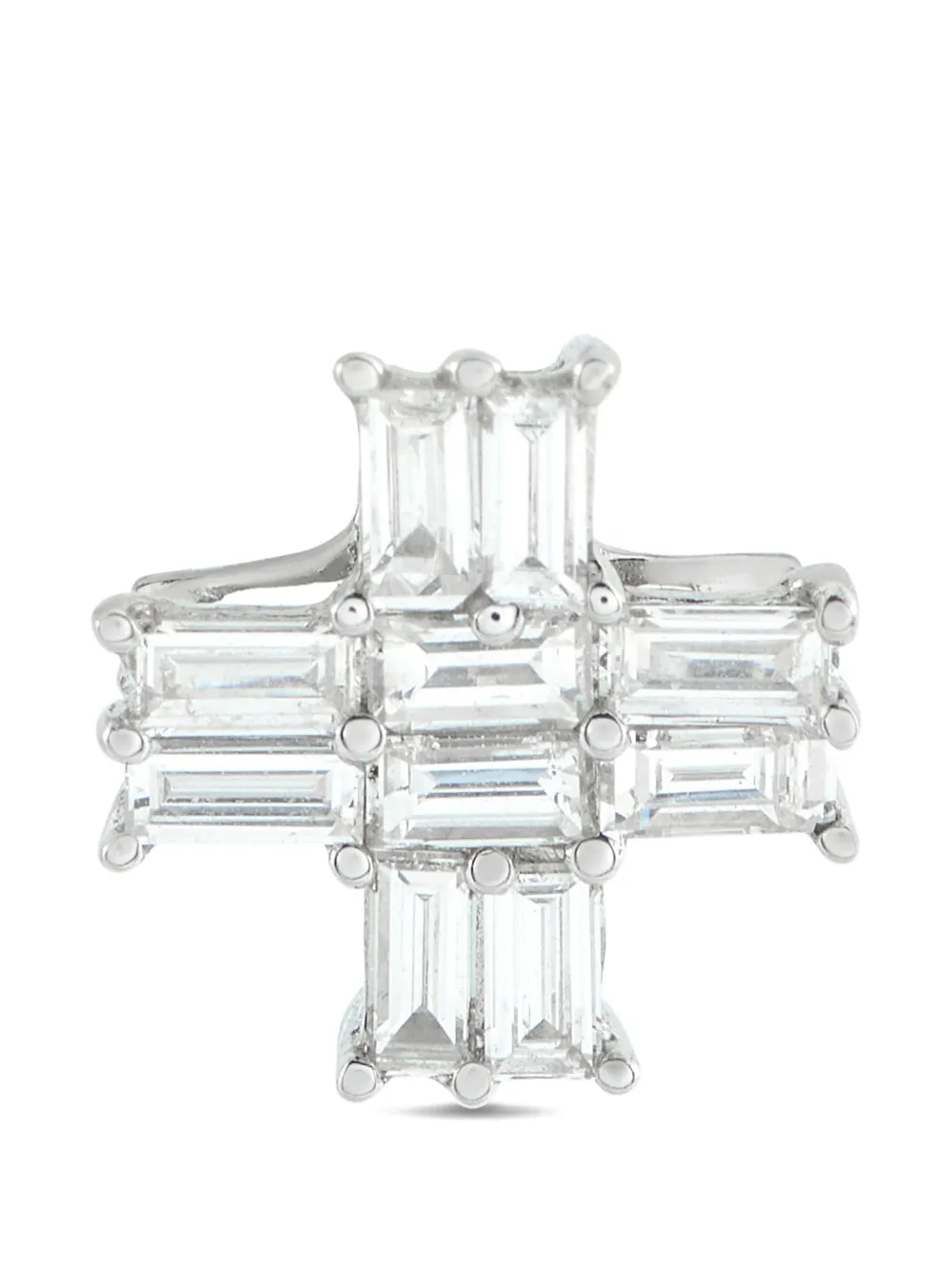 LB Exclusive cross diamond pendant - Argento