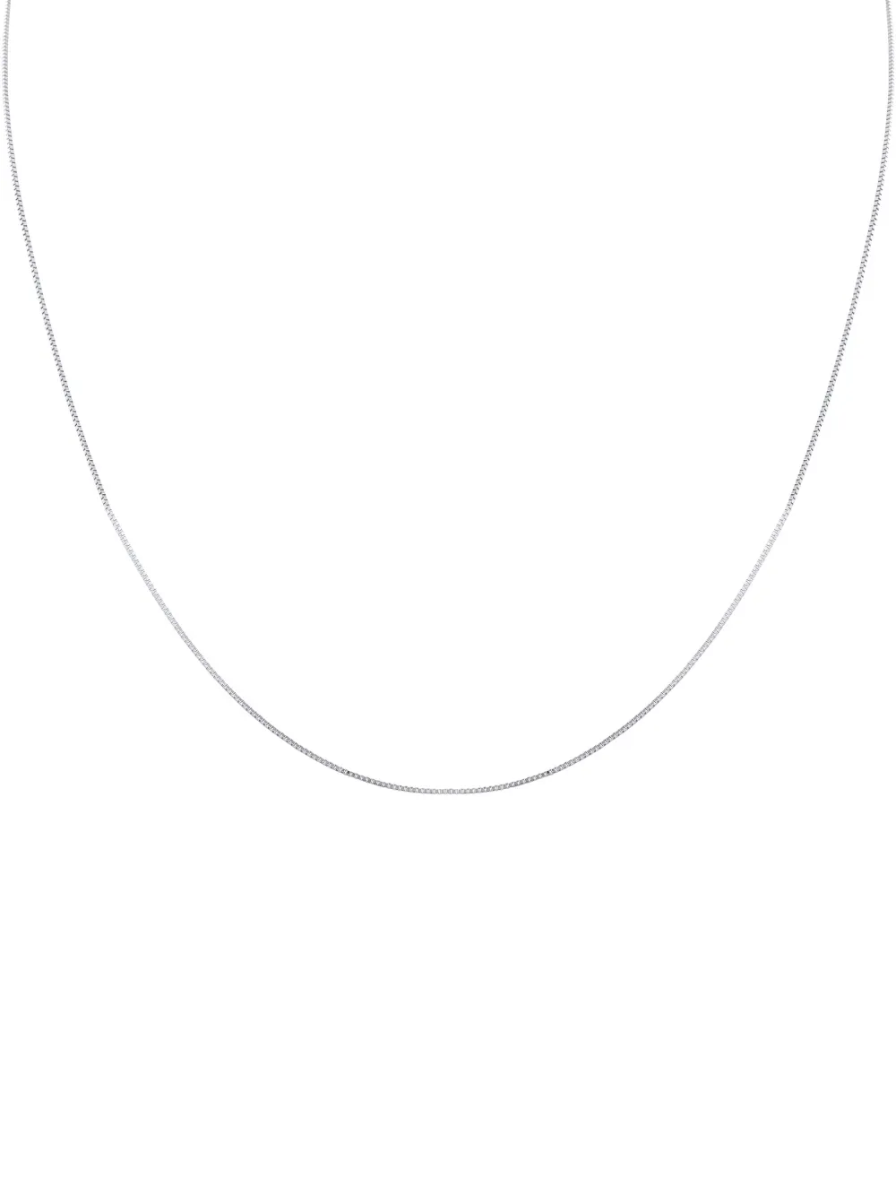 LB Exclusive box chain necklace - Argento