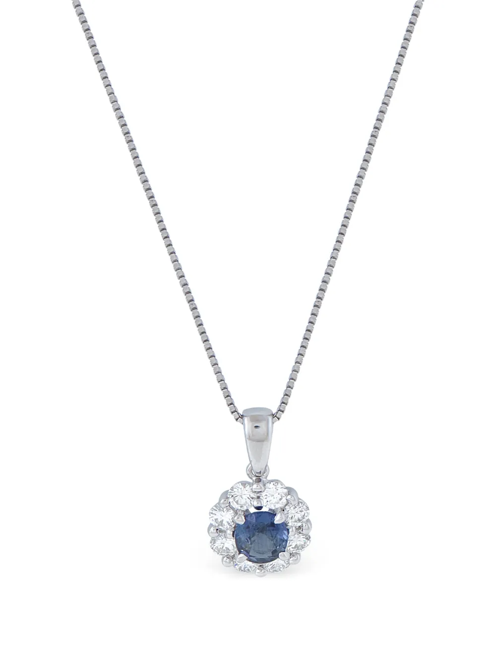 LB Exclusive sapphire and diamond necklace - Argento