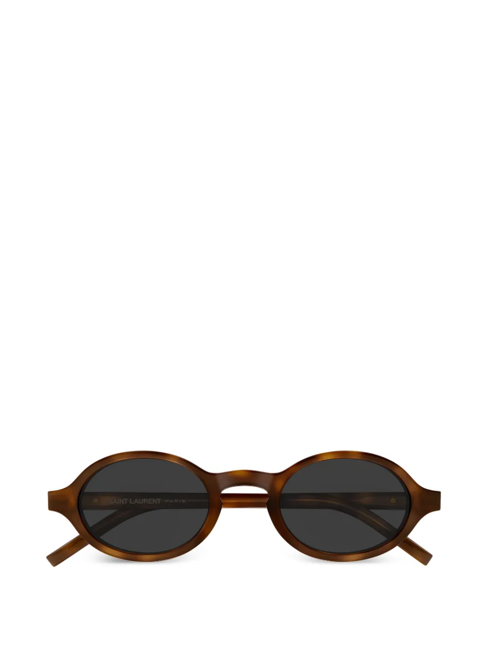 Saint Laurent Eyewear YSL oval-frame sunglasses - Marrone