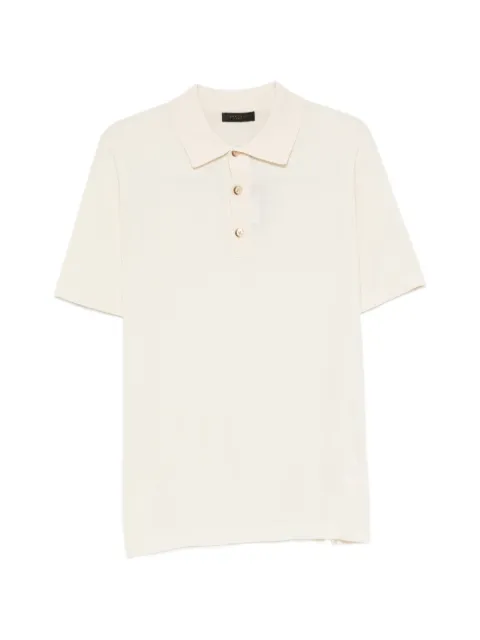 OUTFIT fine-knit short-sleeve polo shirt