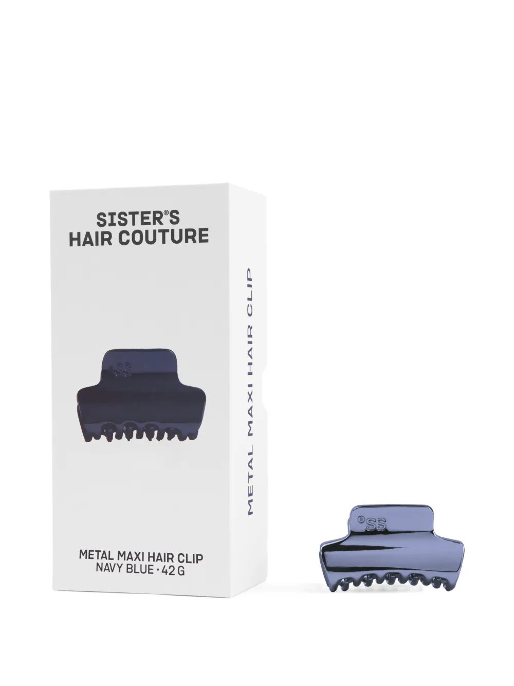 Sister’s Aroma maxi logo-engraved hair clip - Blau