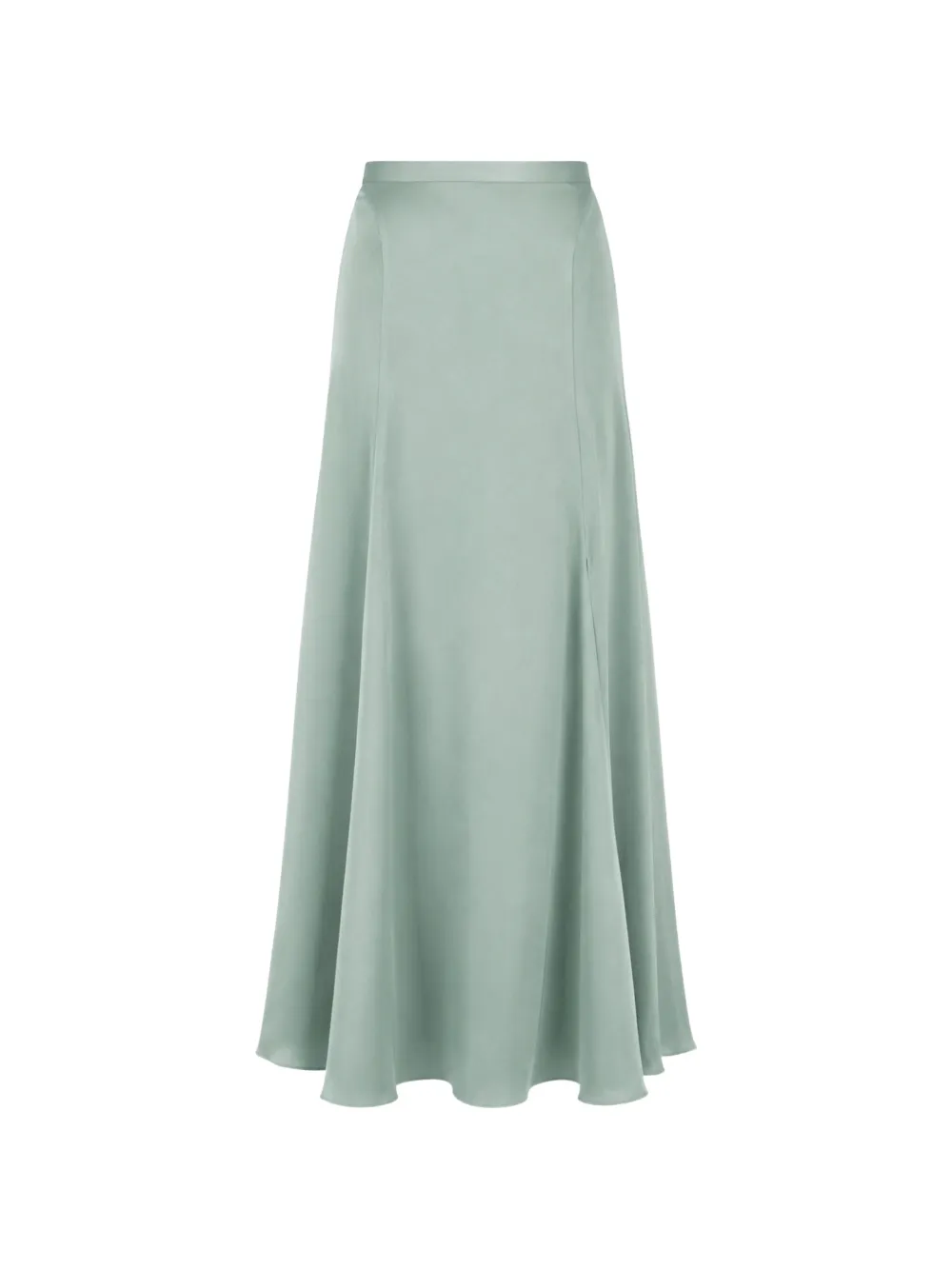 Temperley London Amerie side-slit maxi skirt - Verde