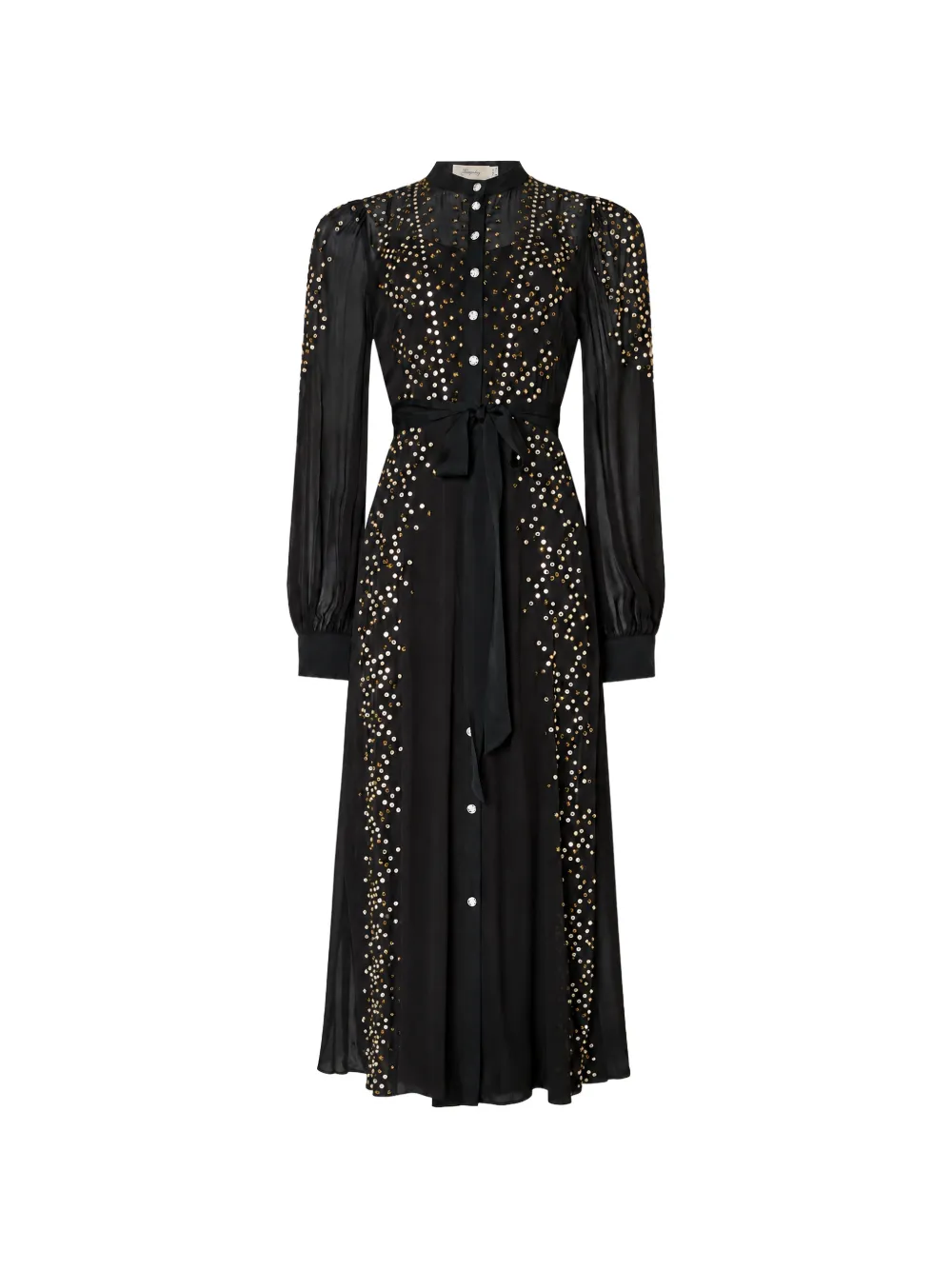 Temperley London Oberon sequin-embellished shirt midi dress
