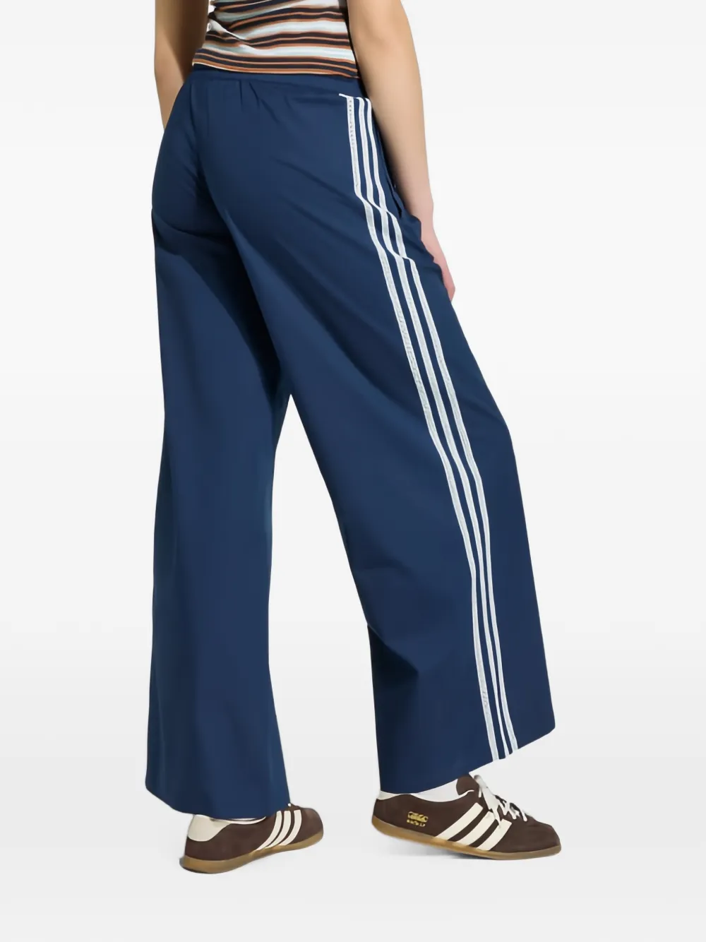 adidas Summer Glow broek met wijde pijpen Blauw