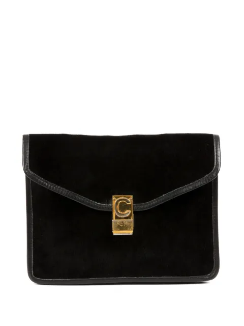 Celine Pre-Owned 1970s C logo clutch bag