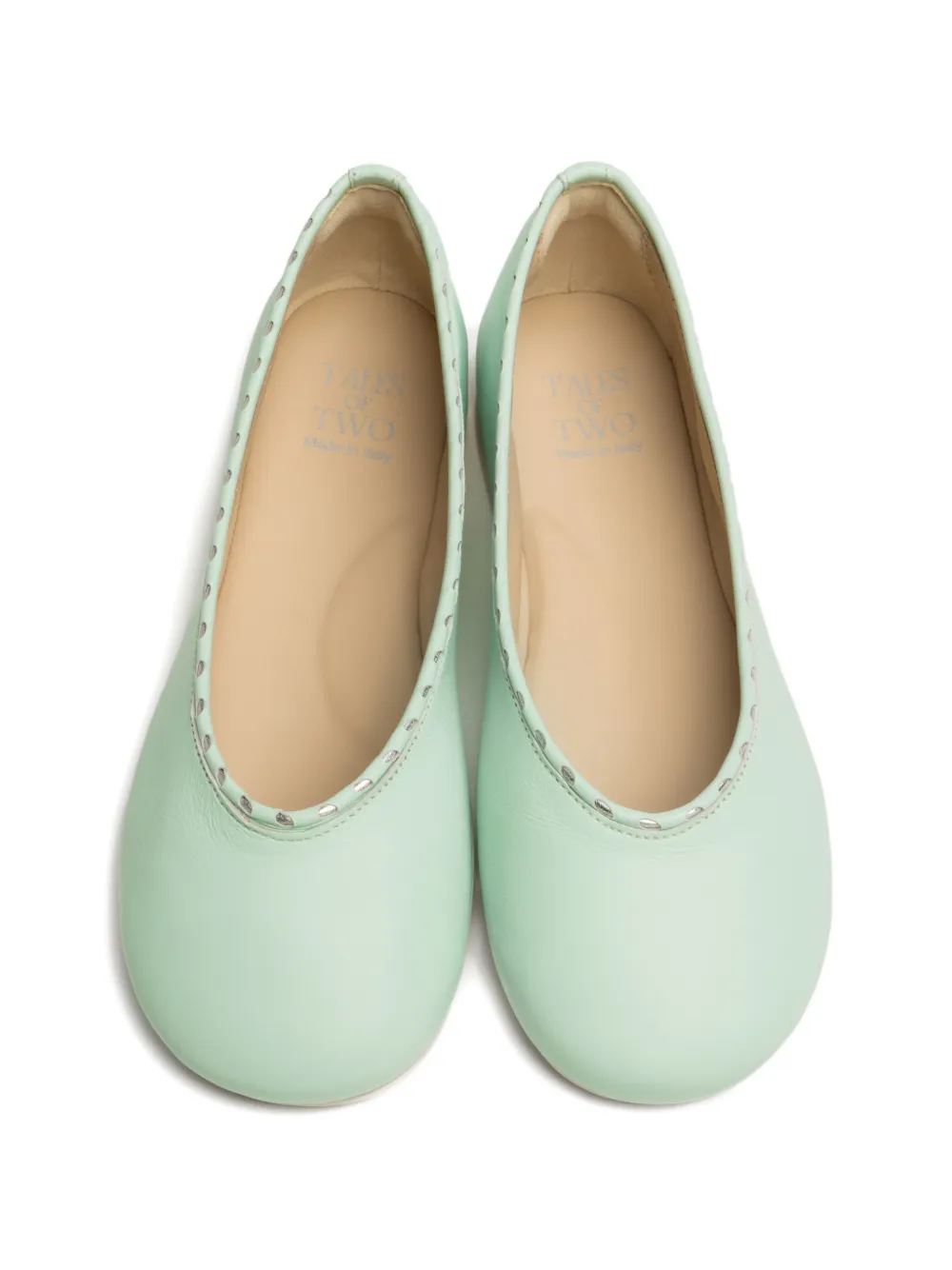 Tales of Two Guli leren ballerina's Groen