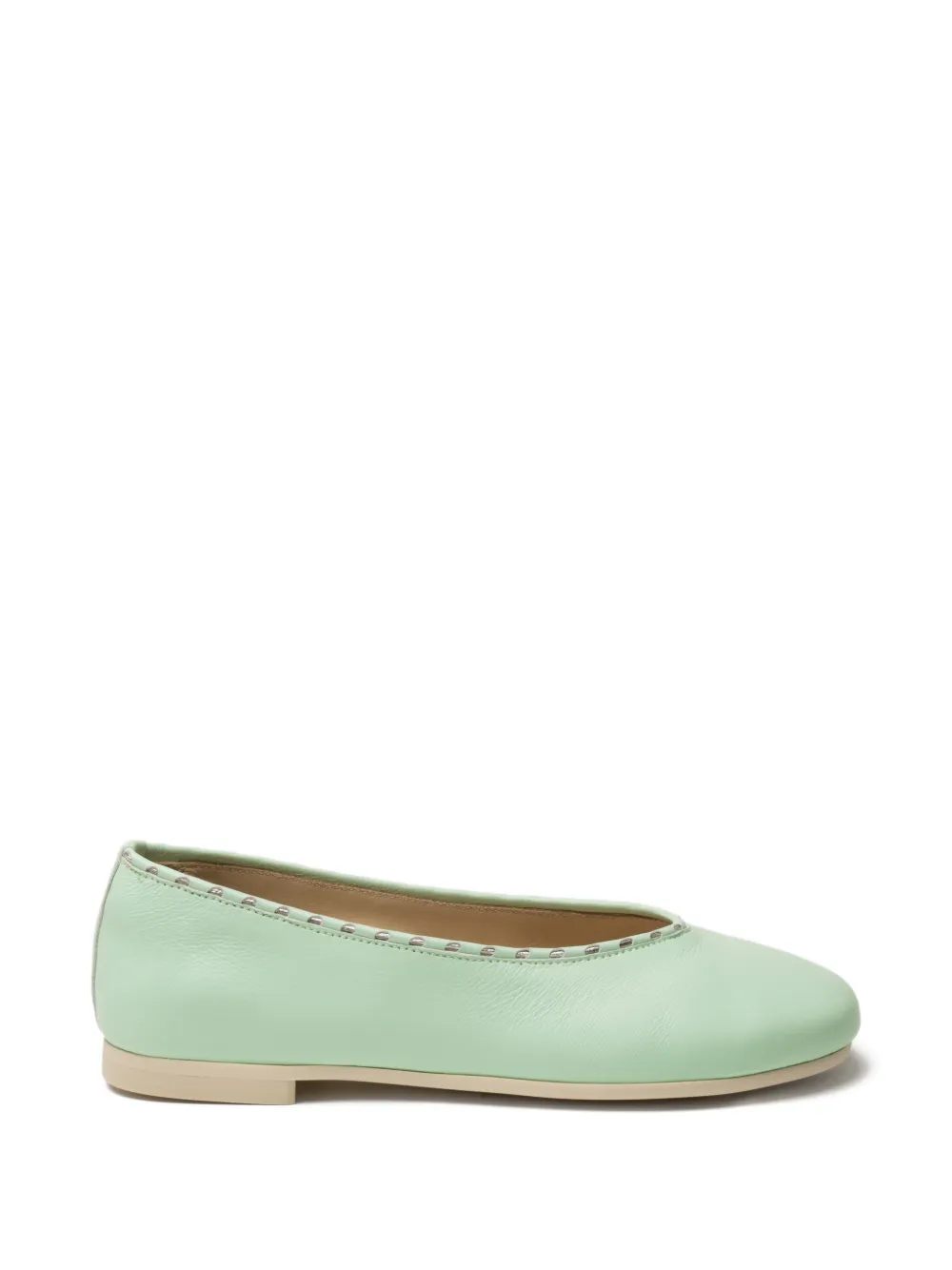 Tales of Two Guli leather ballet flats - Verde