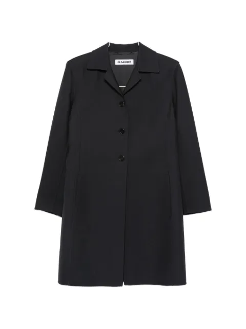 Jil Sander single-breasted buttoned coat