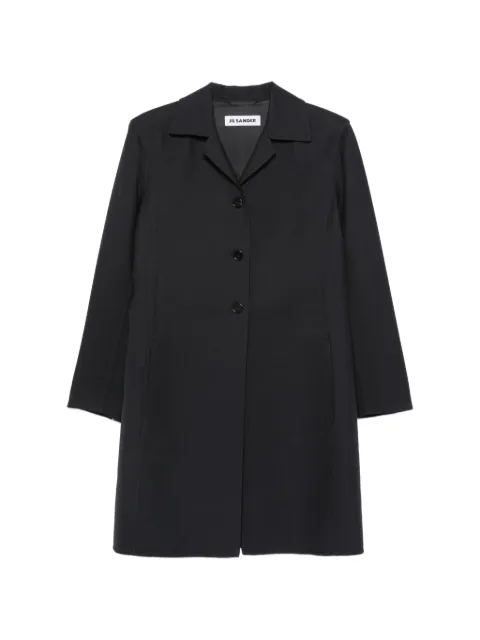 Jil Sander single-breasted buttoned coat