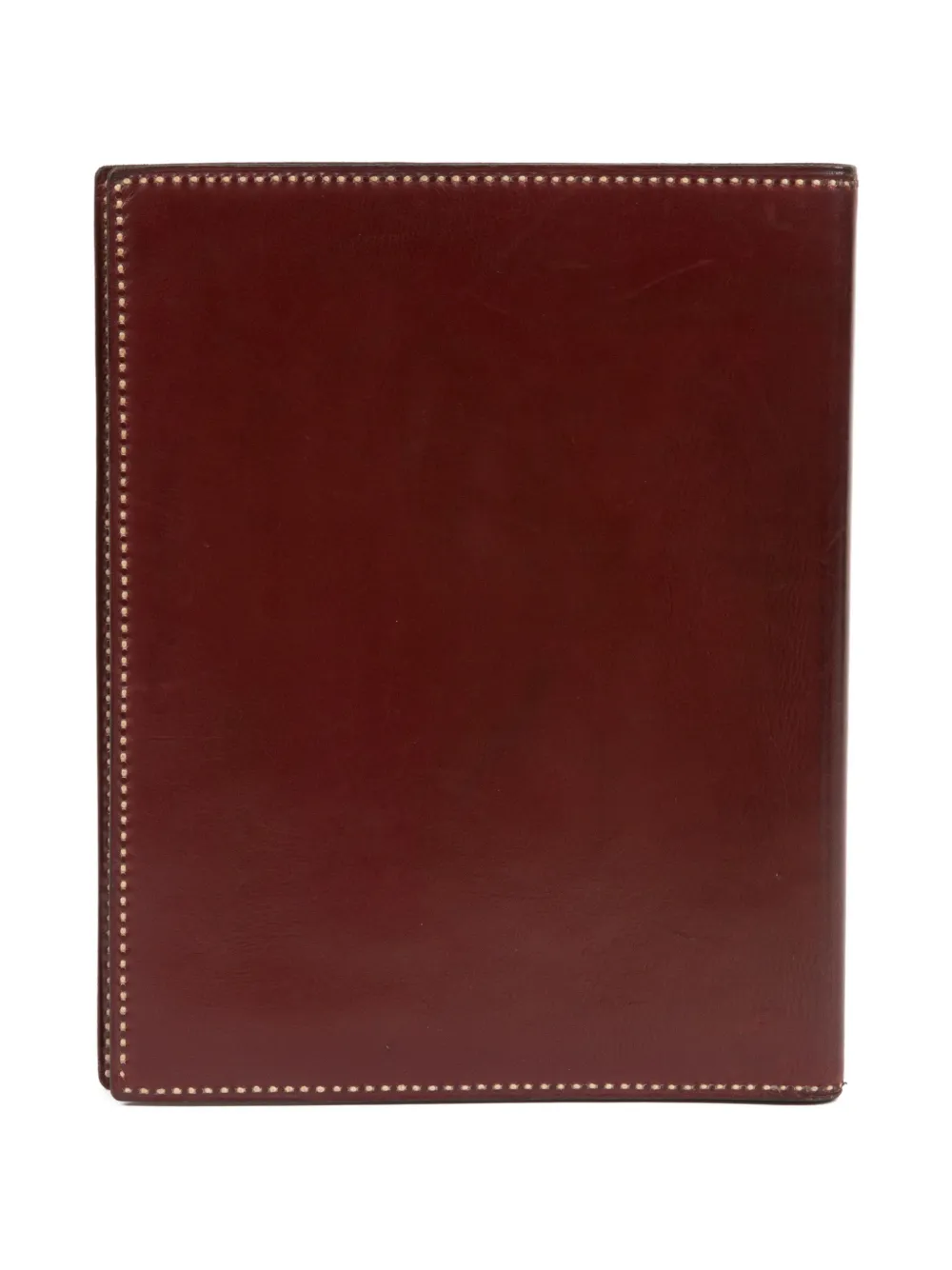 Hermès Pre-Owned 1980s leather notebook cover - Marrone
