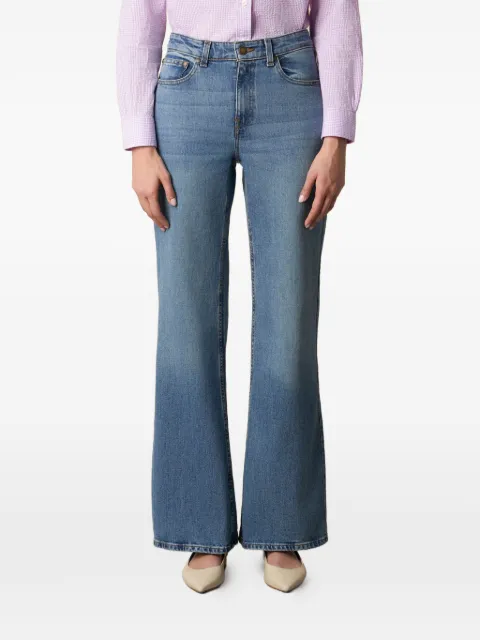 Brooks Brothers logo-embroidered belt-loop jeans