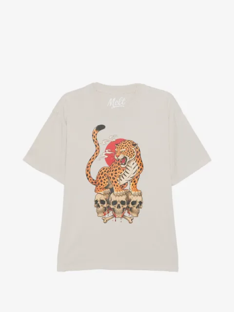 Melt graphic-print short-sleeve T-shirt
