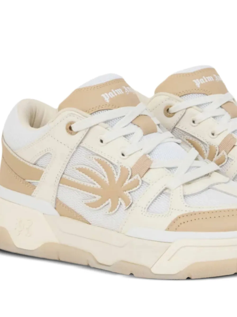 Palm Angels Palm Skate tree-patch panelled sneakers Wit