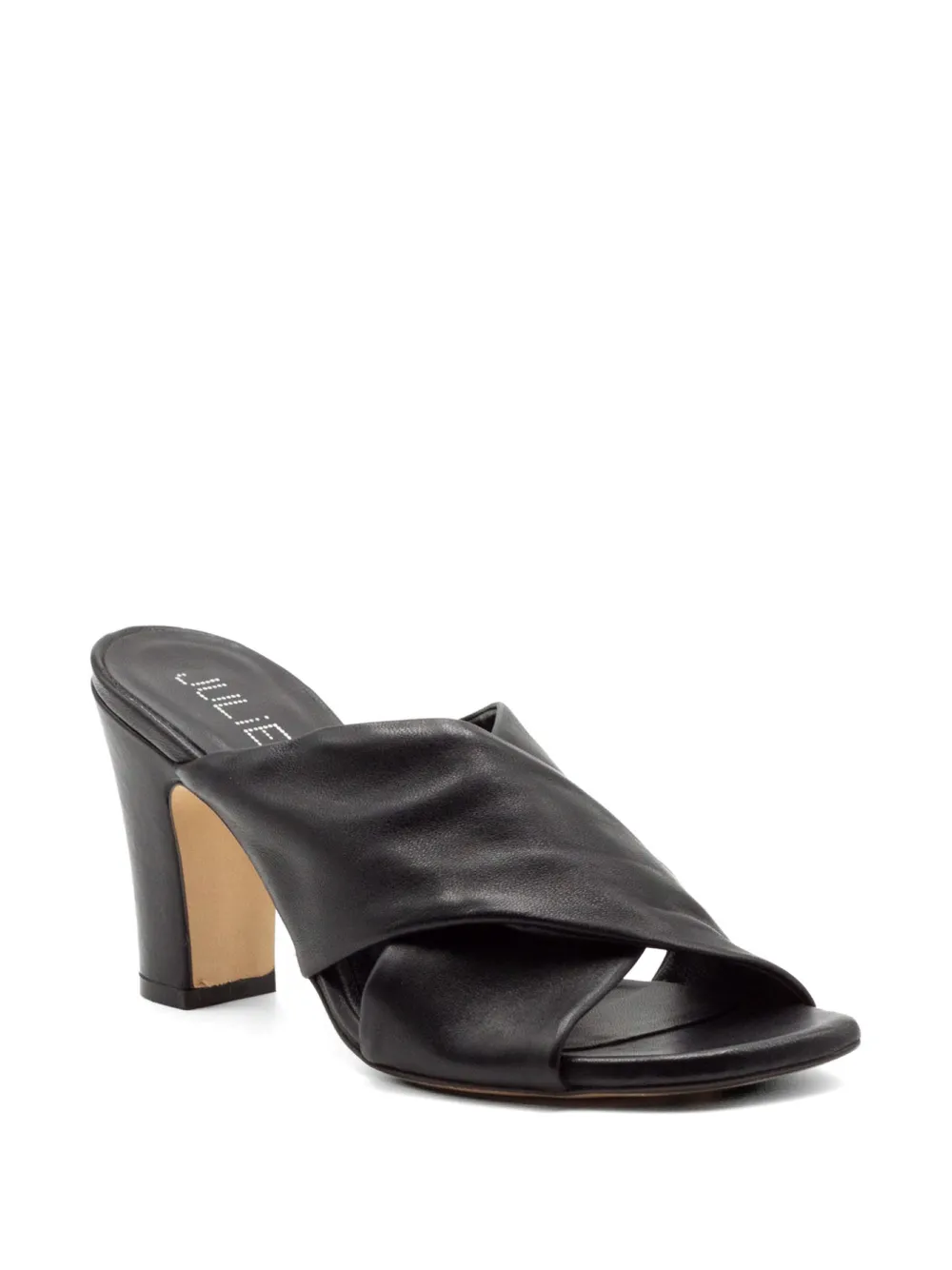 Julie Dee crisscross-strap sandals Zwart