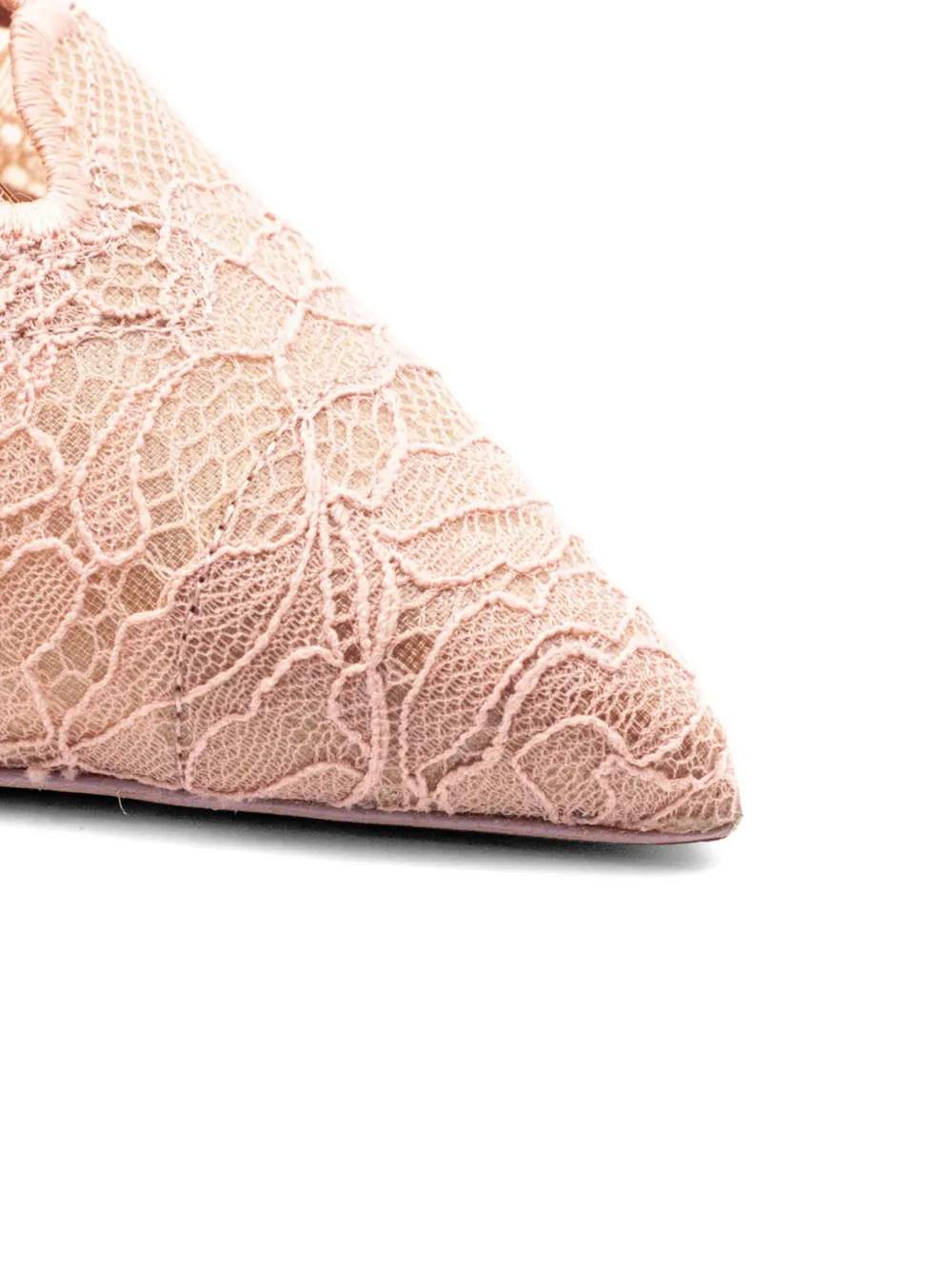 Castagna Gewelfde sandalen met bloemenkant Roze