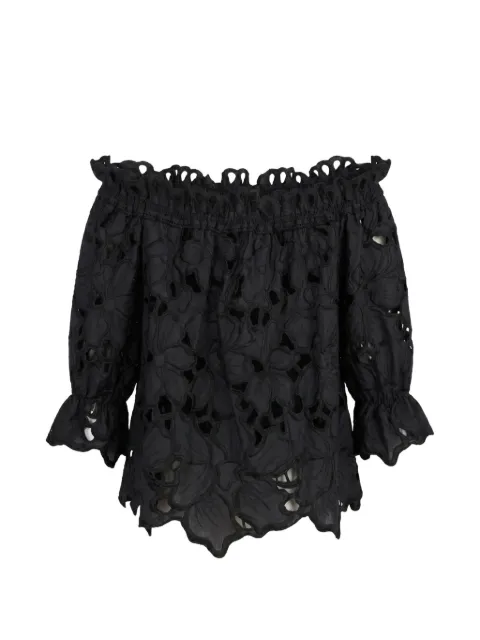 Ermanno Scervino broderie-anglaise off-the-shoulder blouse