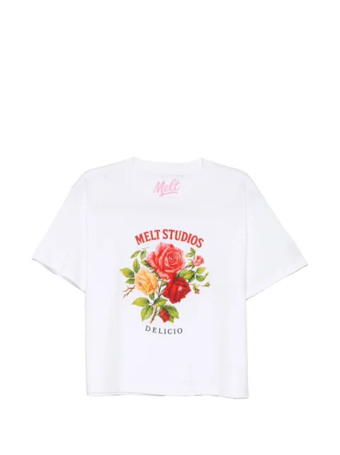Melt floral-print T-shirt