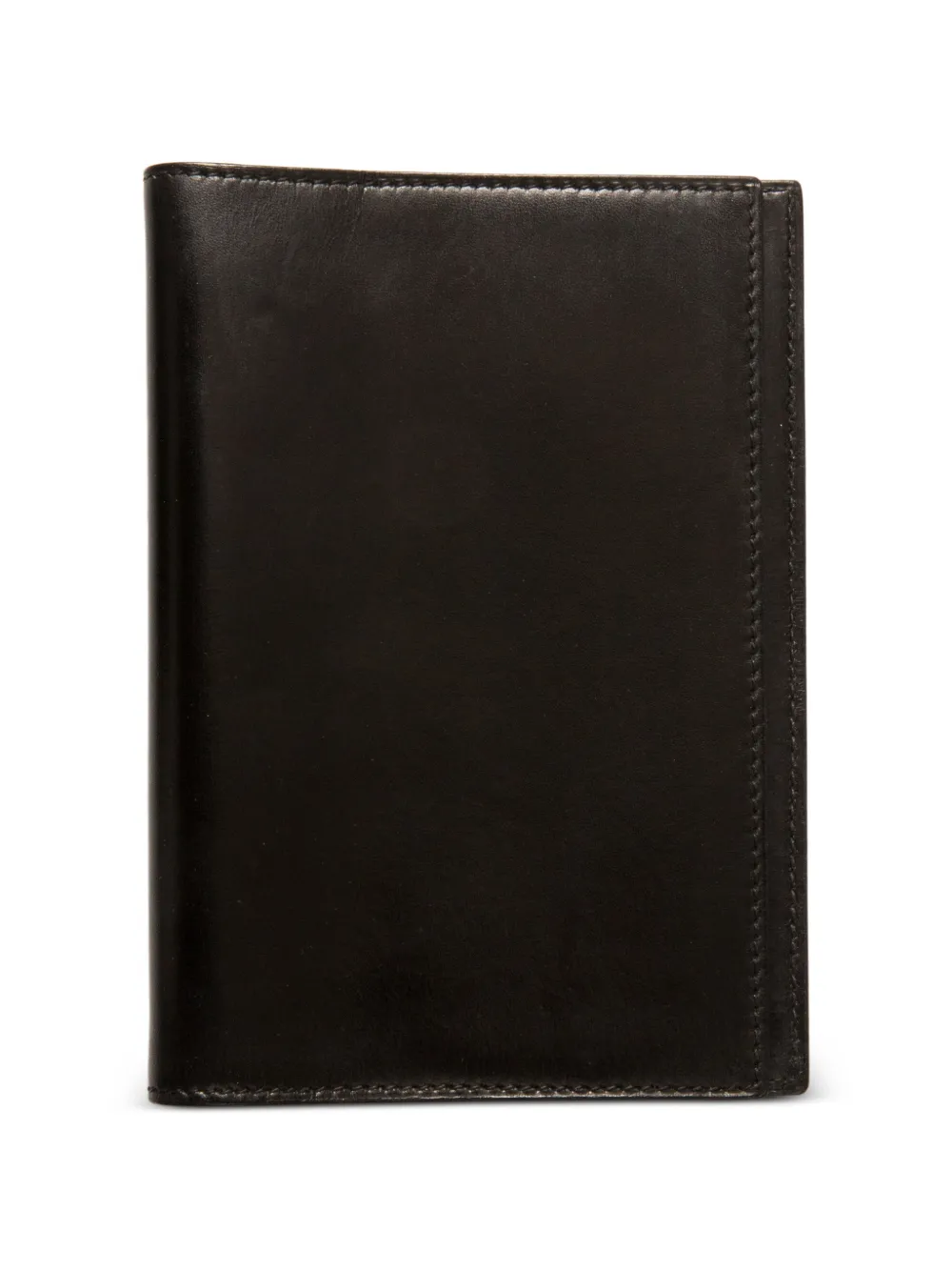Hermès Pre-Owned 1970s box leather notebook cover - Nero