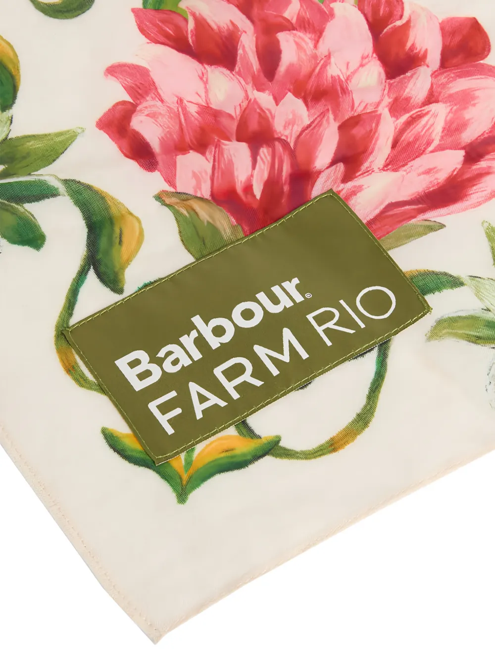 Barbour FARM Rio Azelia sjaal met bloemenprint Beige