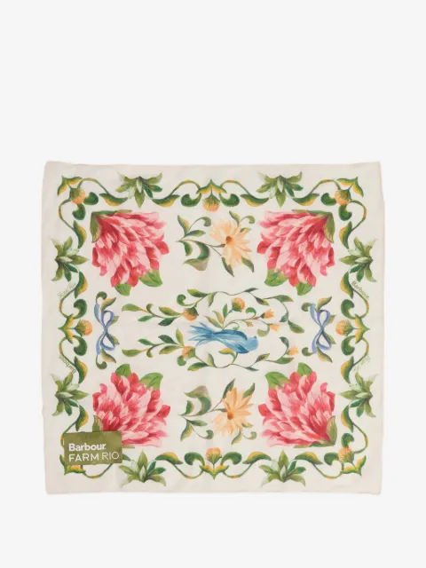 Barbour Barbour FARM Rio Azelia floral-print scarf