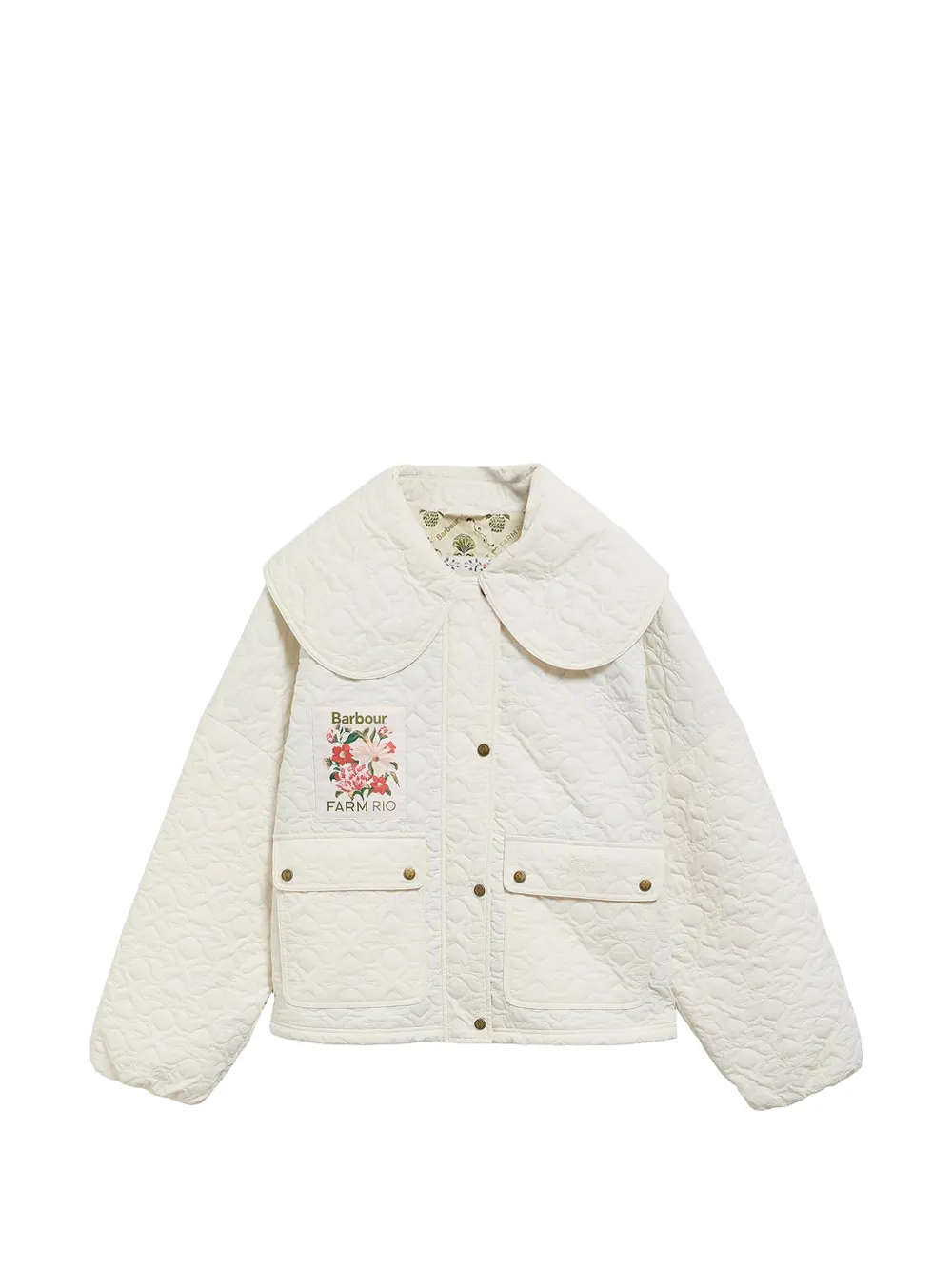 Barbour Barbour FARM Rio Lotus quilted jacket - Toni neutri
